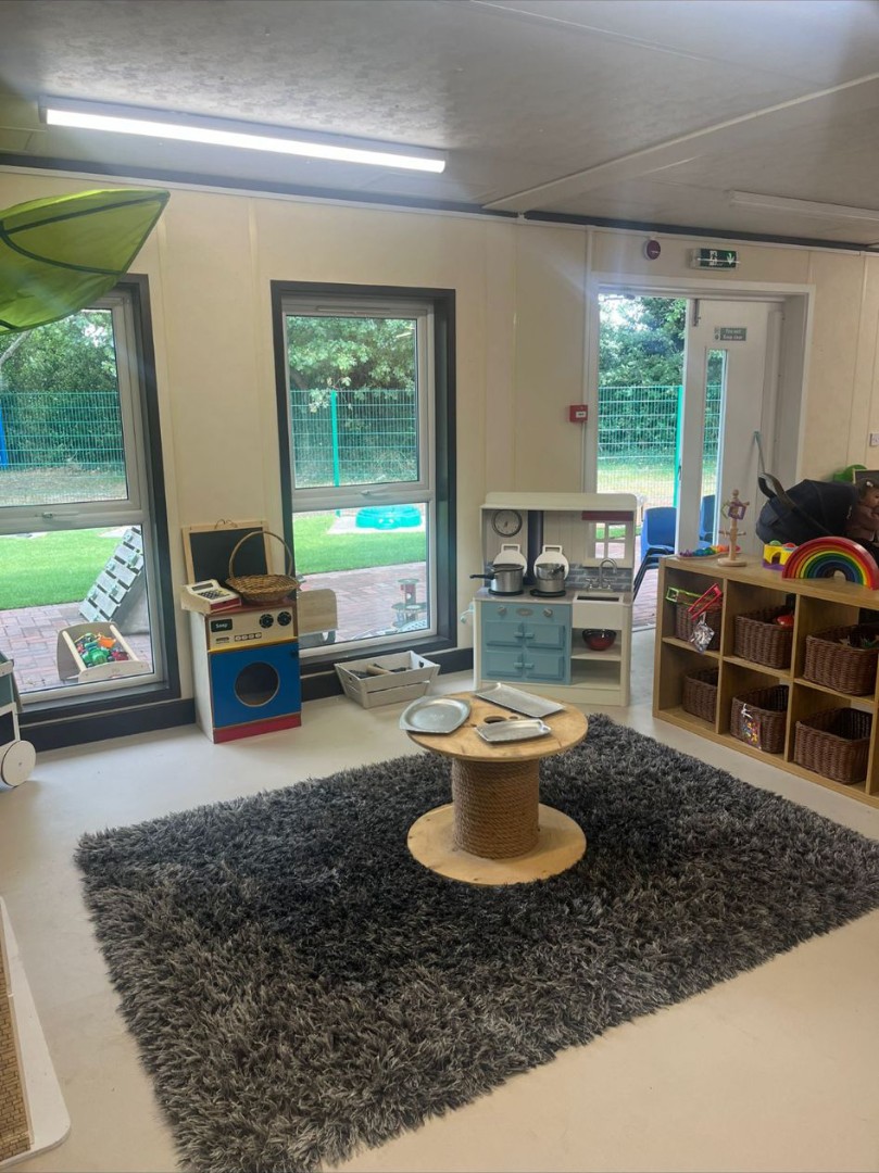 Tidy floor chlidrens playroom