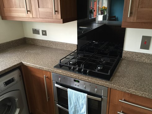 granite overlay install