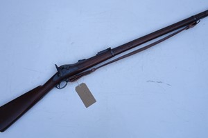 L3441 Springfield 1873 Trapdoor Rifle
•	Springfield armoury model 1873 trapdoor 
•	In good condition for it age
•	Shows London proof for 45/70 black powder only when imported in 2014  
£950
A firearms licence is required for this rifle 
Collection by appointment or dispatch to UK Mainland Registered Firearms Dealer £30

