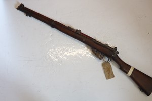 L3502 Lithgow SMLE Mk3 Rifle
Lighgow SMLE Mk3 in .303 blank calIbre dated to  1941 
The rifle may have been converted to smoothbore and is now only single shot so would be ok for .303 blank and can be held on a shotgun licence   
£600
 Please note that a Shotgun licence is required for this rifle 
Collection by appointment or dispatch to UK Mainland Registered Firearms Dealer £30

