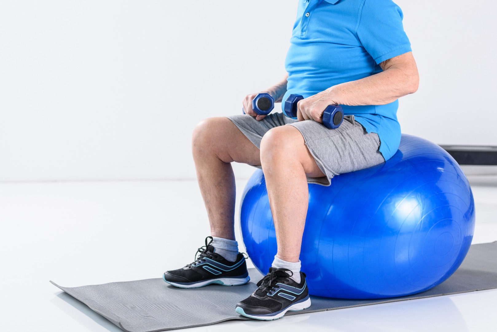 senior man exercising