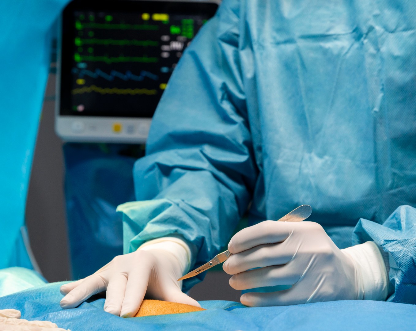 surgical procedure made by doctor