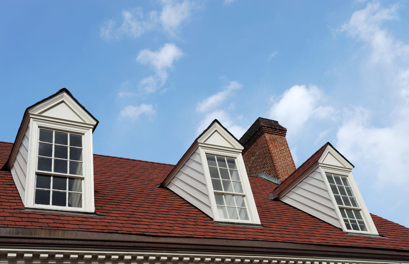 House with red roof