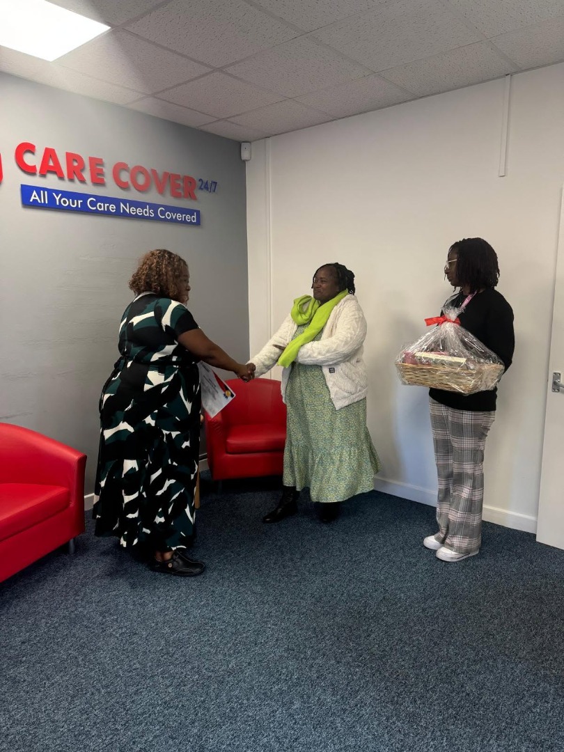 Care cover handshake