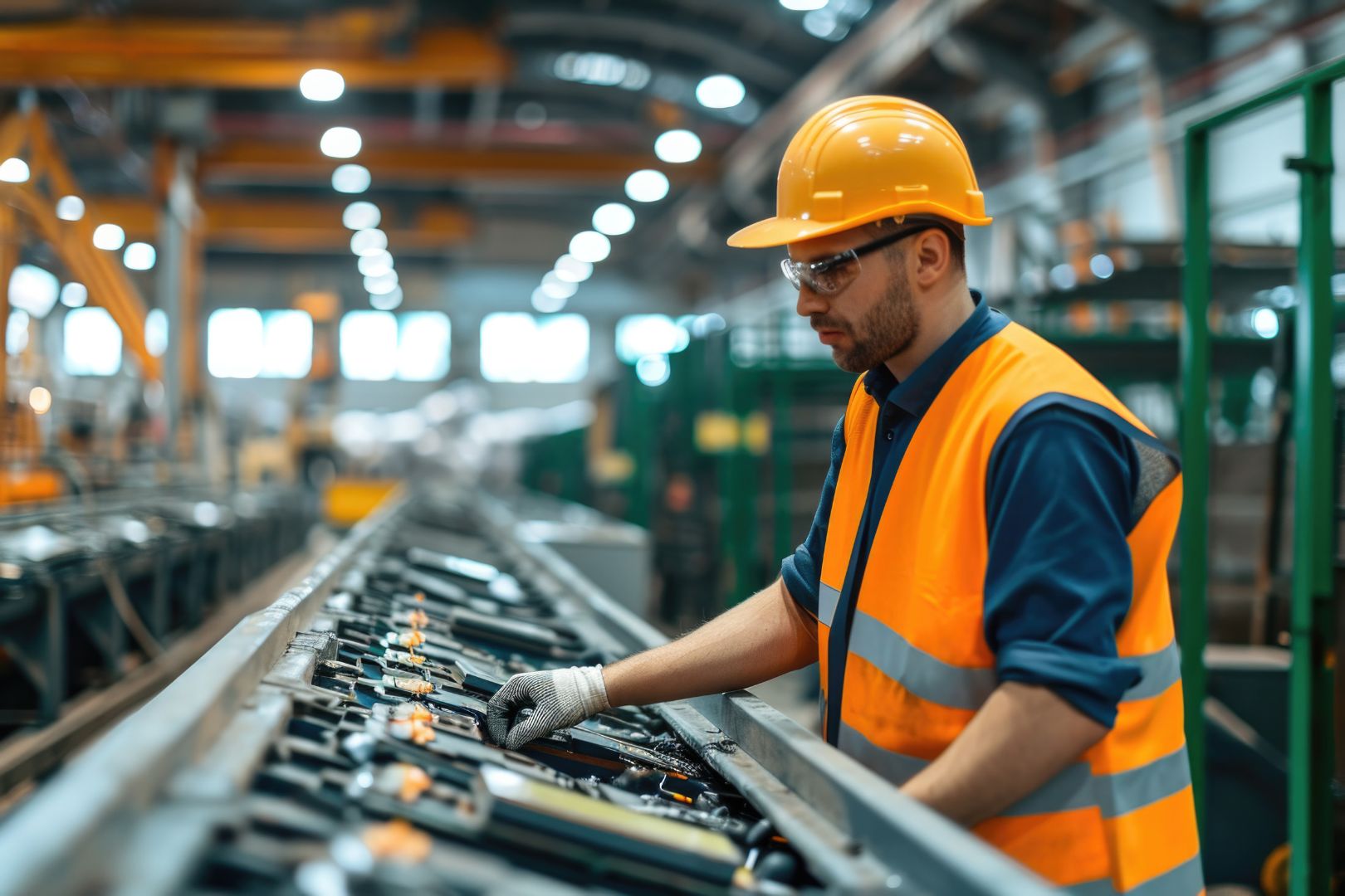 Electronic industry worker