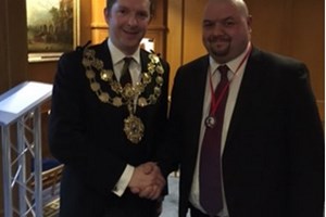 Peter meets the Mayor of London 