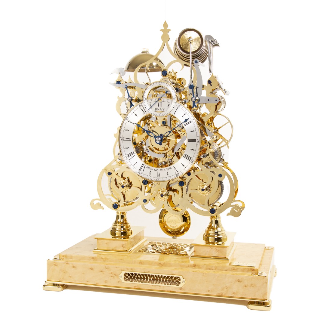 Gold three train birdseye base front