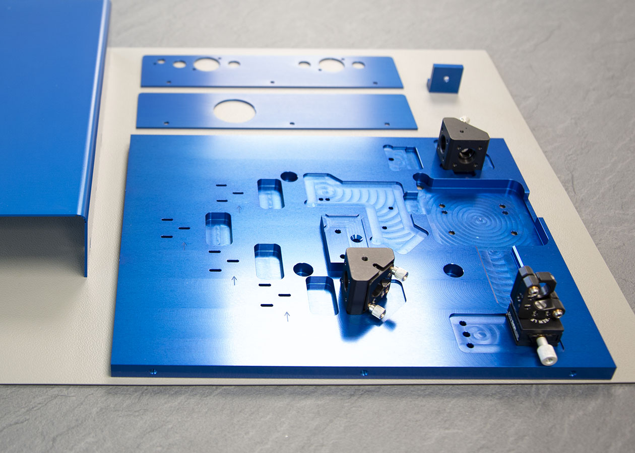 Precision anodised aluminium machined parts