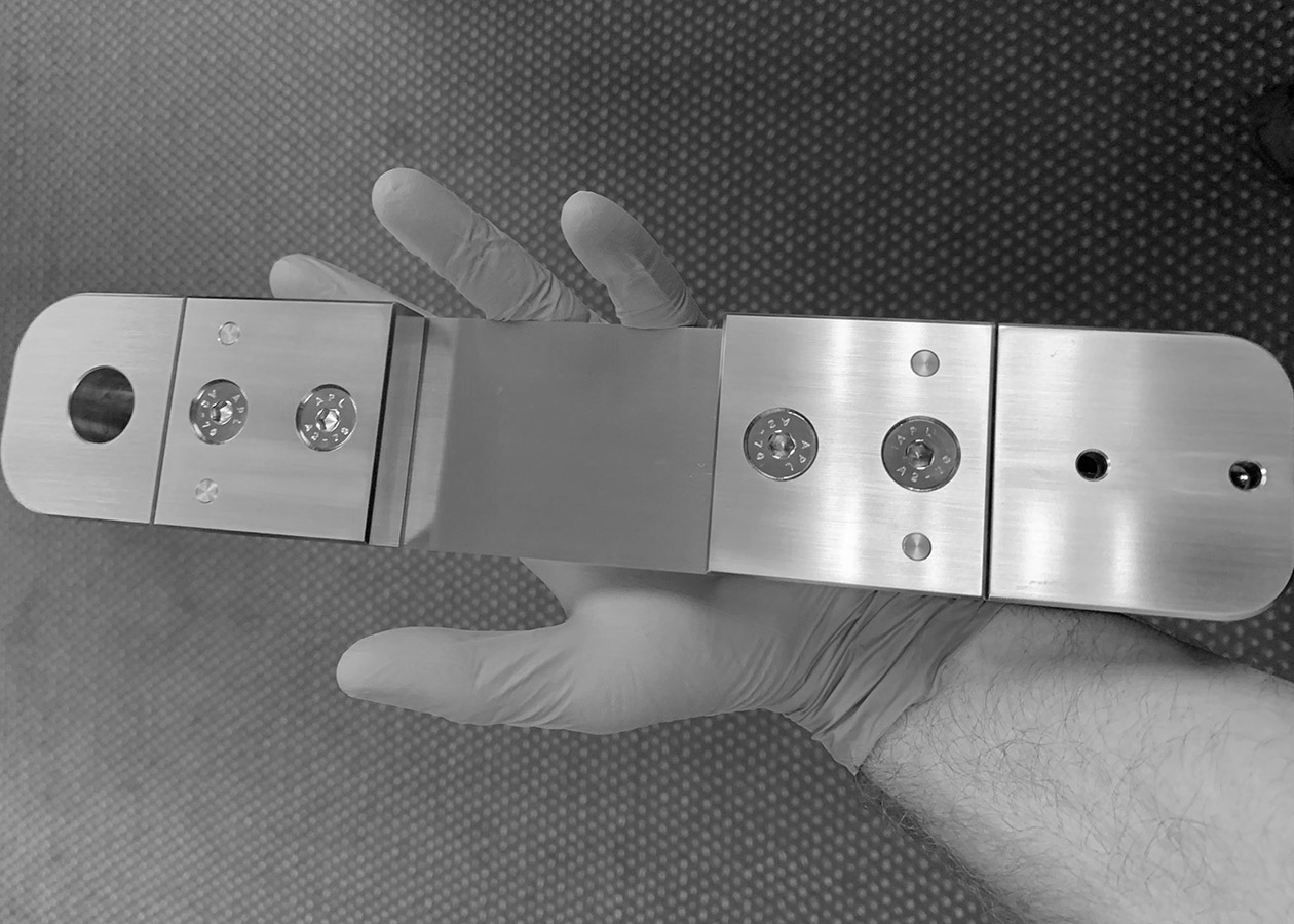 Precision machined metal assembly