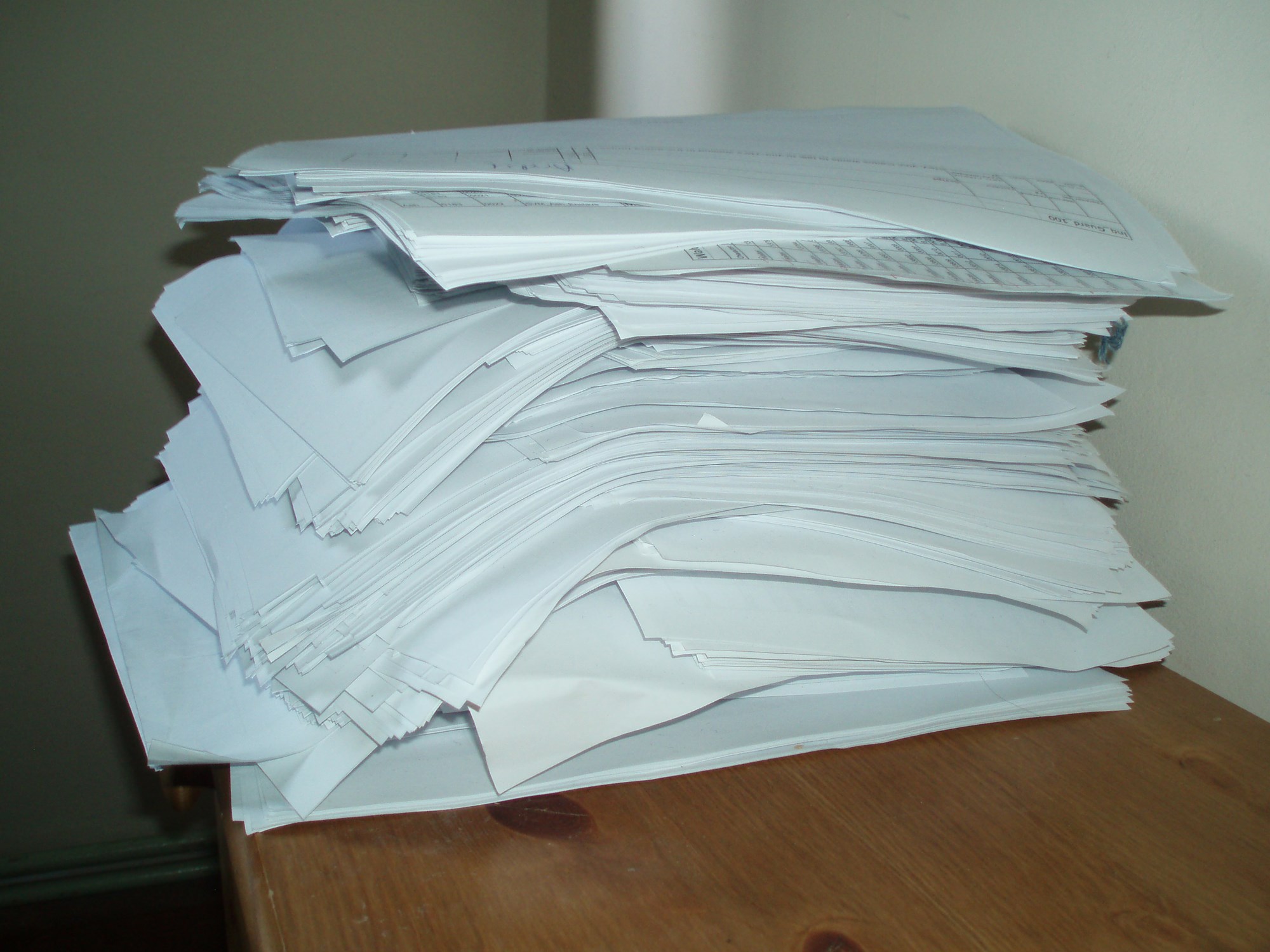 Most of the printed script for Risen.