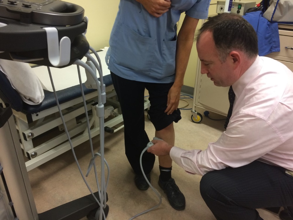 Doppler test on legs