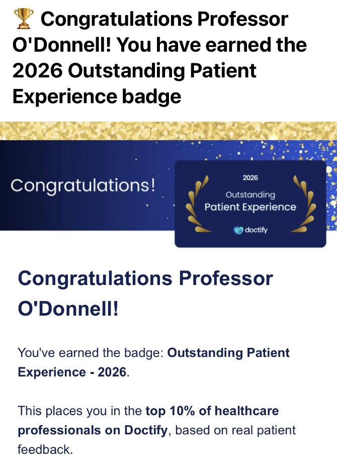 Patient experience award 2026 message