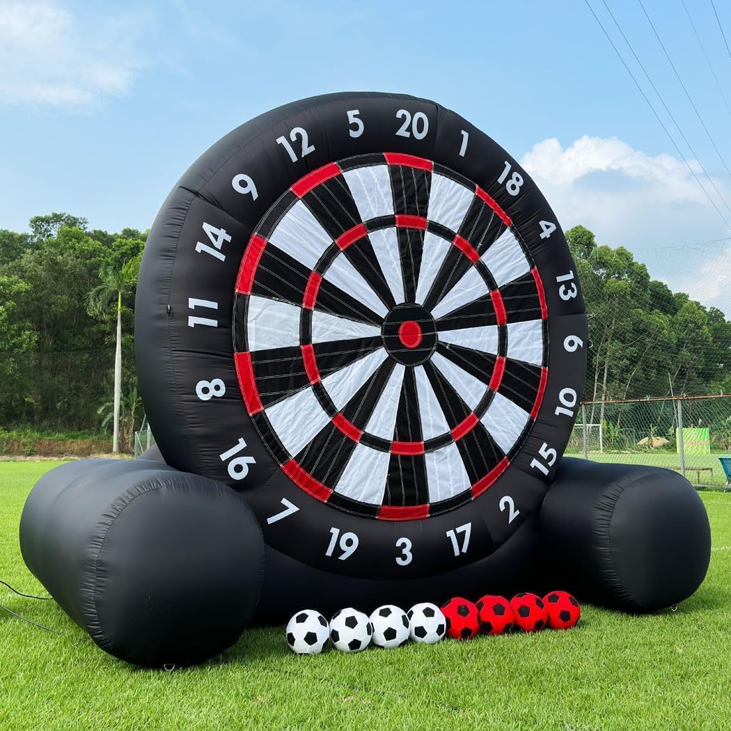 dartboard along with on screen branding display