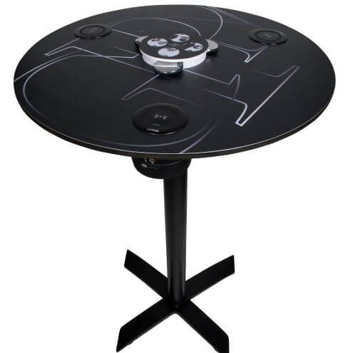 white bistro touchdown charging table