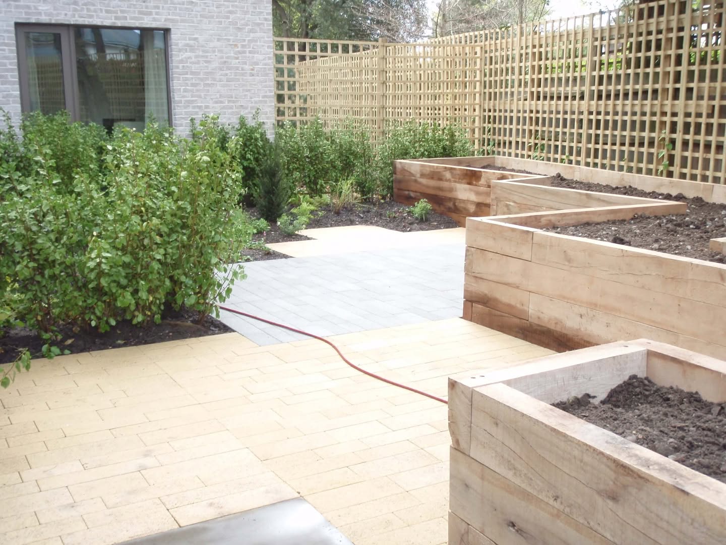 Hard and soft landscaping