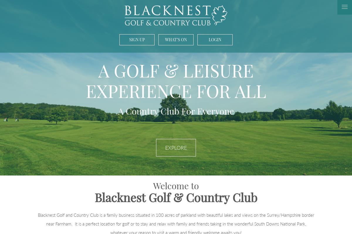 Blacknest Golf Club golf course