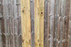 Fence repairs of wooden fencing palings, upright & horizontal supports of wooden fences are easily repaired or replaced. How Which Fence guarantee a repair of upright supports & replacement rails.