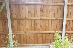 How many fence rails depends on the fence style. The heavier the palings, the stronger the rail support is needed. The thinner the paling boards the closer the rails should be to reduce warping.