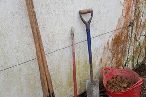 To build a fence fencing tools are needed. Building a fence takes patients, physical fitness & the ability to think on the job. Tools needed are post scoops, a level, post spade, string line & a concrete breaker.