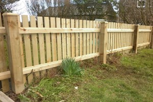 Picket panels are the cheapest wooden vented panels and waney lap panels are the cheapest solid fence panel 