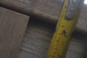 Fence rails should be a minimum of 75mm in height for site fencing of 2+ metres between posts. The heavier the fence paling determines the strength of rail or other strength compensations are needed.