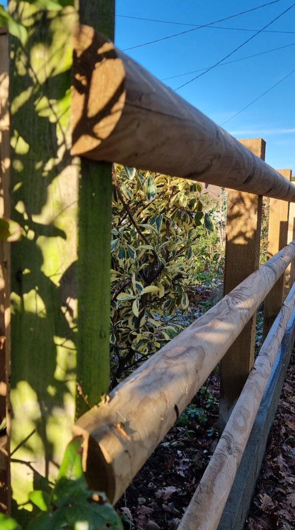 log rail fence