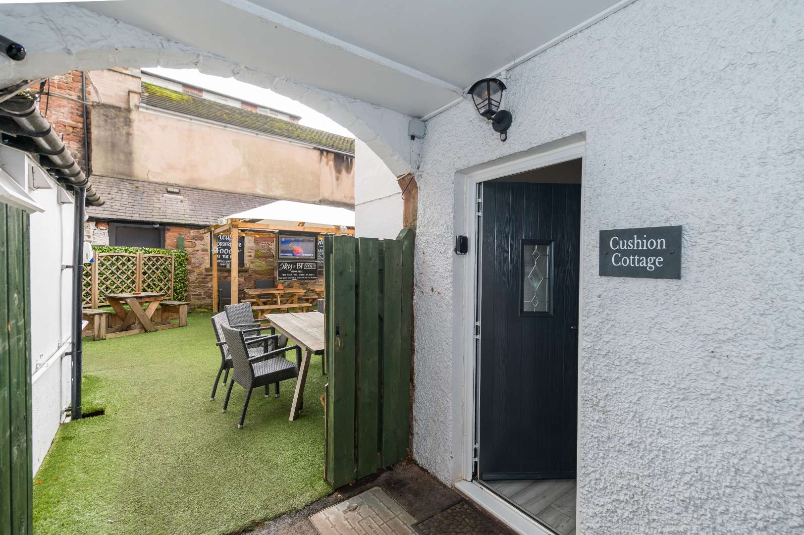 Cushion Cottage Front Door