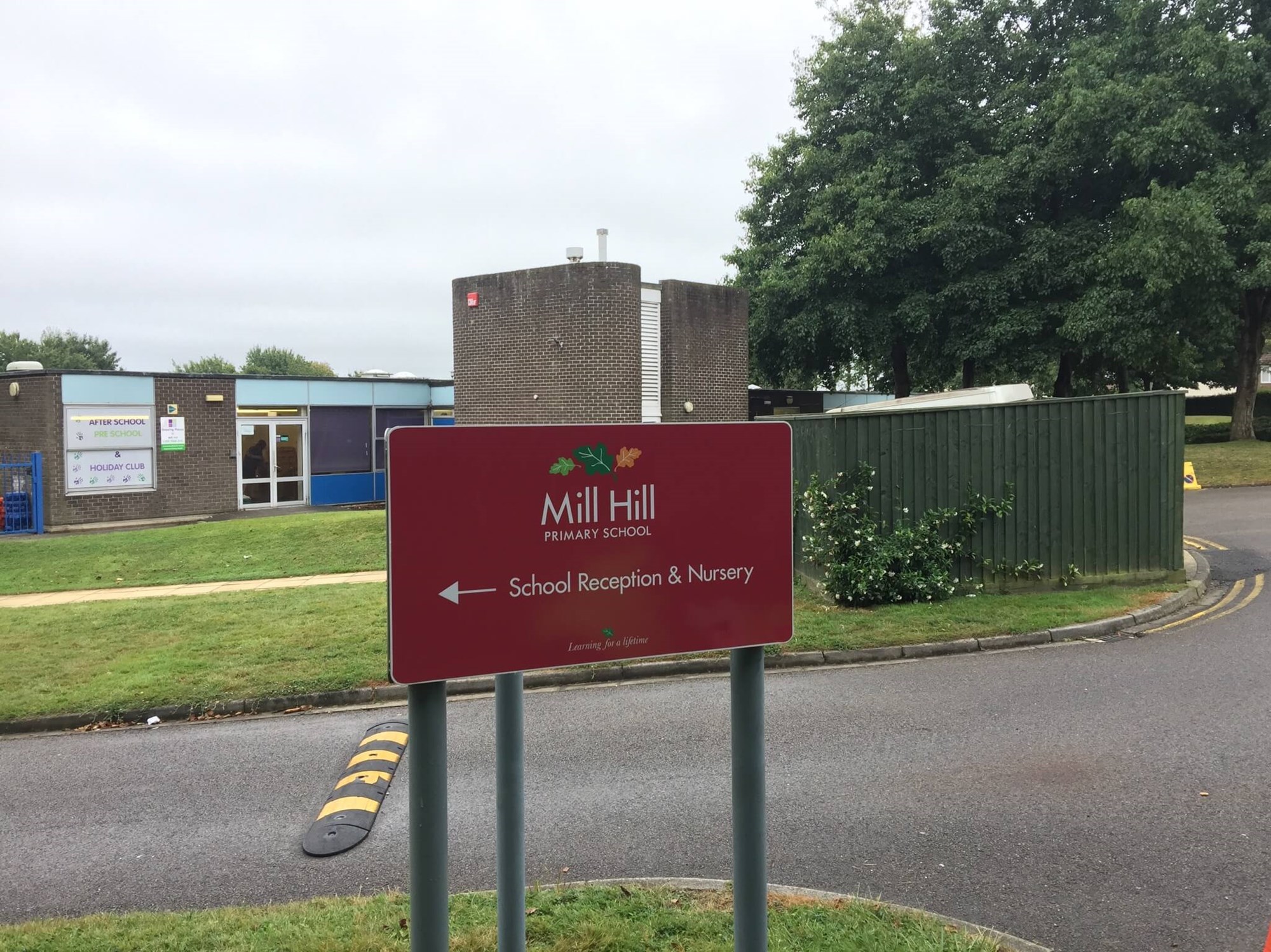 Mill Hill Free Standing Sign