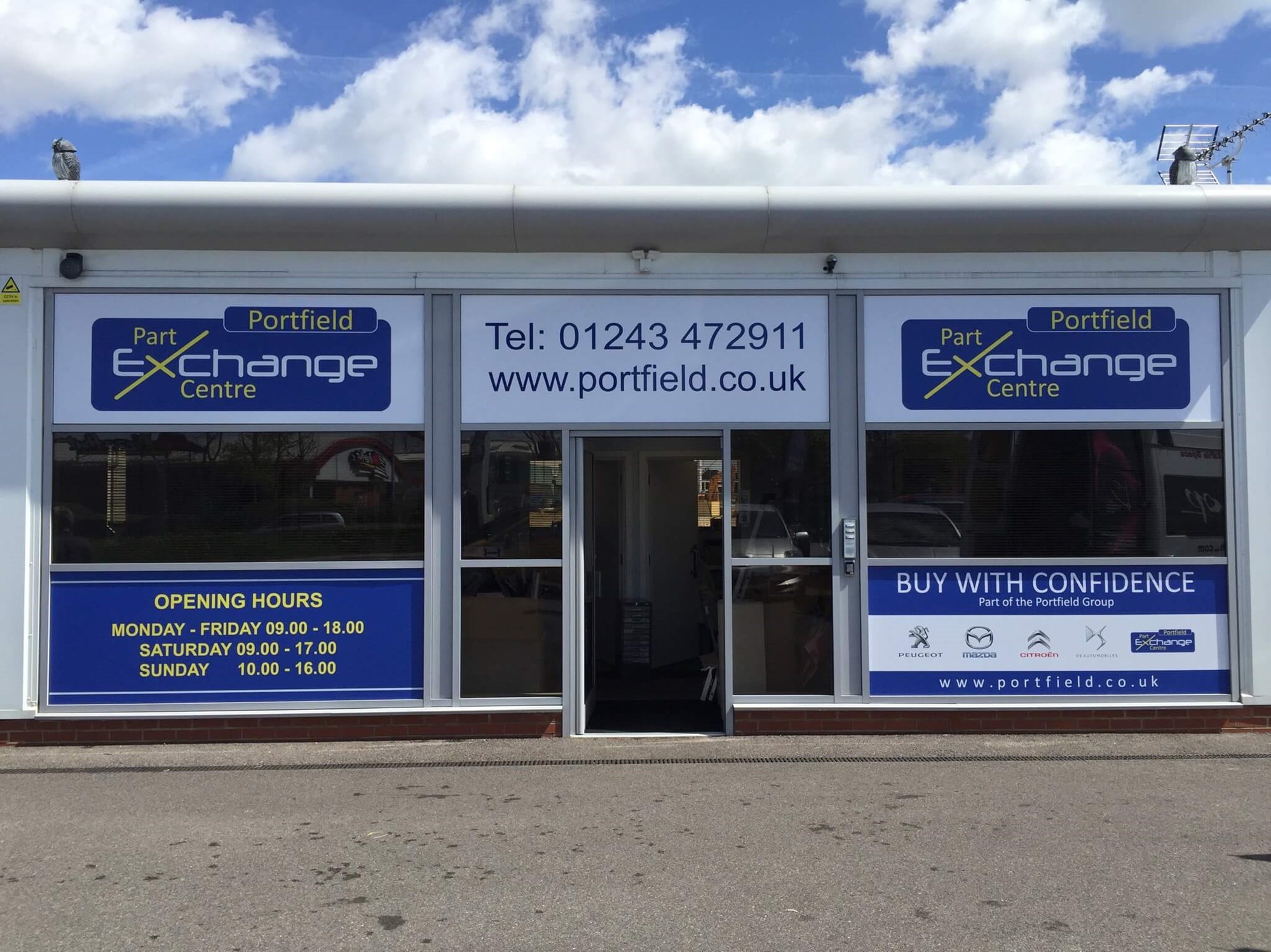 Portfield Window Graphic