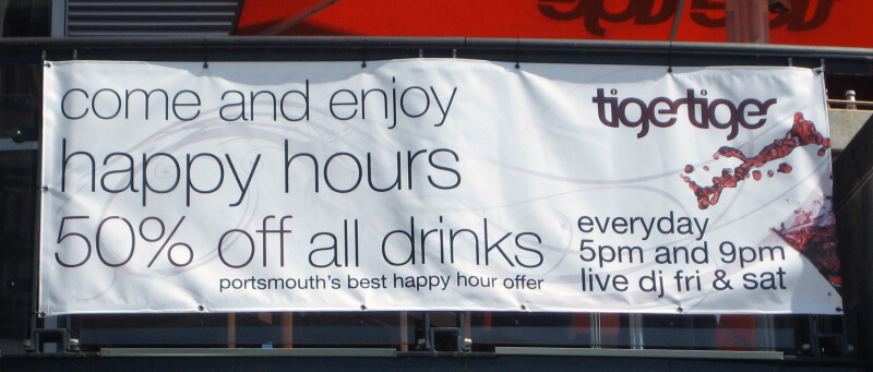 Happy Hour Banner