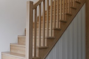 Bespoke Oak Staircase with Panelling