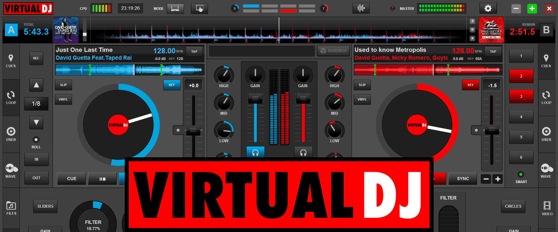 virtual dj mixer software