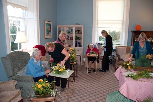 Activities in the Village Hall, ukelele