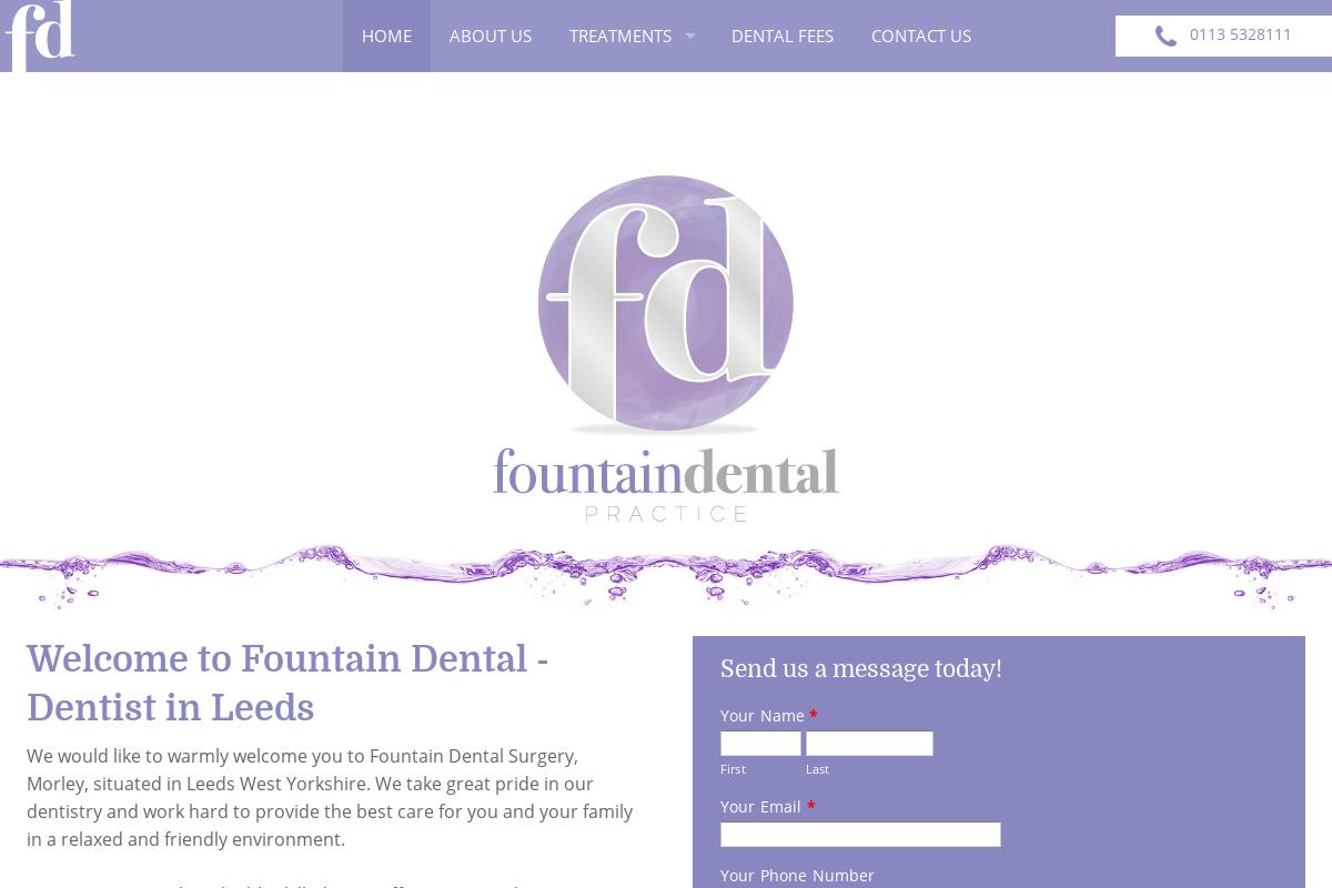 Contact Fountain Dental Practice Dentist in Leeds Cosmetic Dentist
