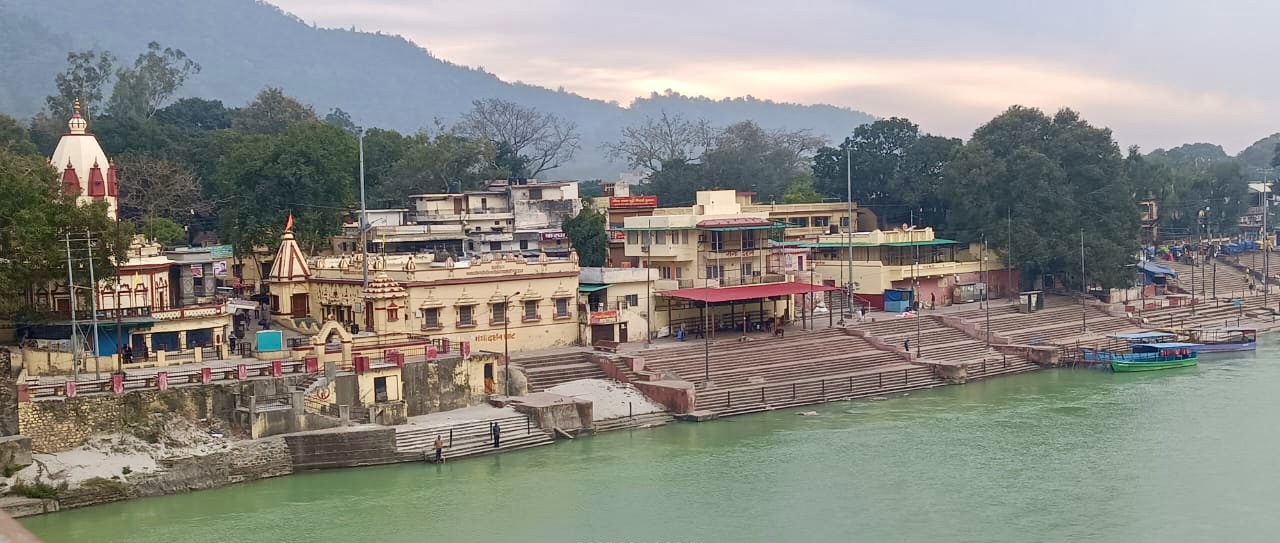 Village on riverside