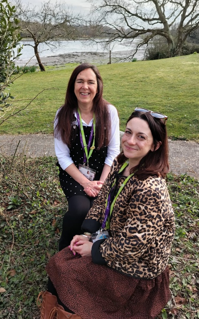 Ellen Bond and Jo Havers, breastfeeding peer support workers at barnardos