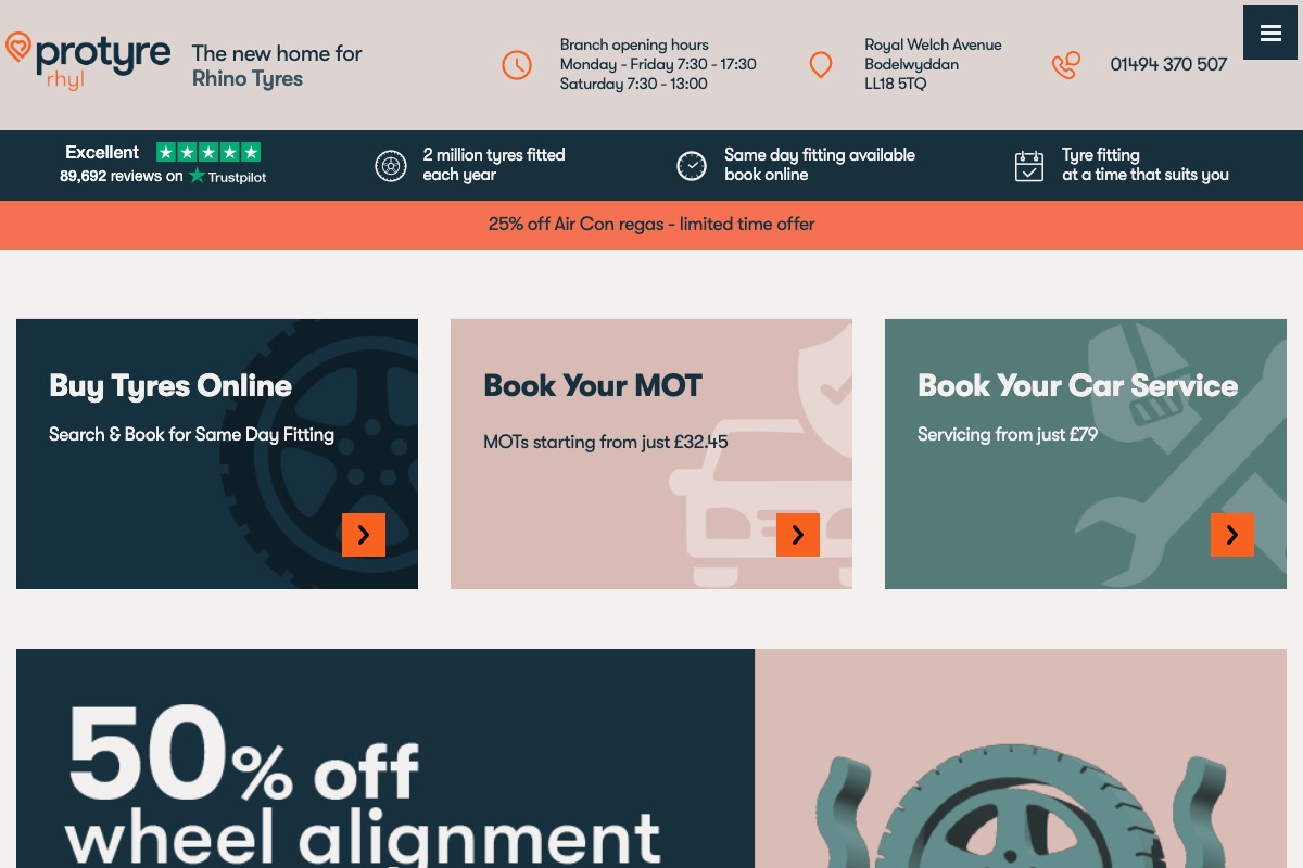 Rhino Tyres Next Day Fitting From Rhino Tyres Sumitomo Rhino Tyres