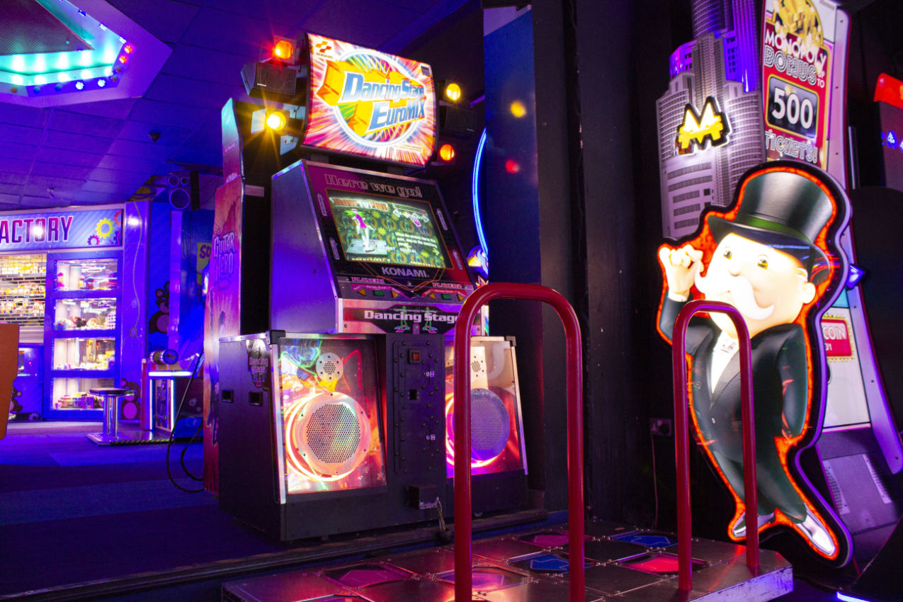 dancing stage machine