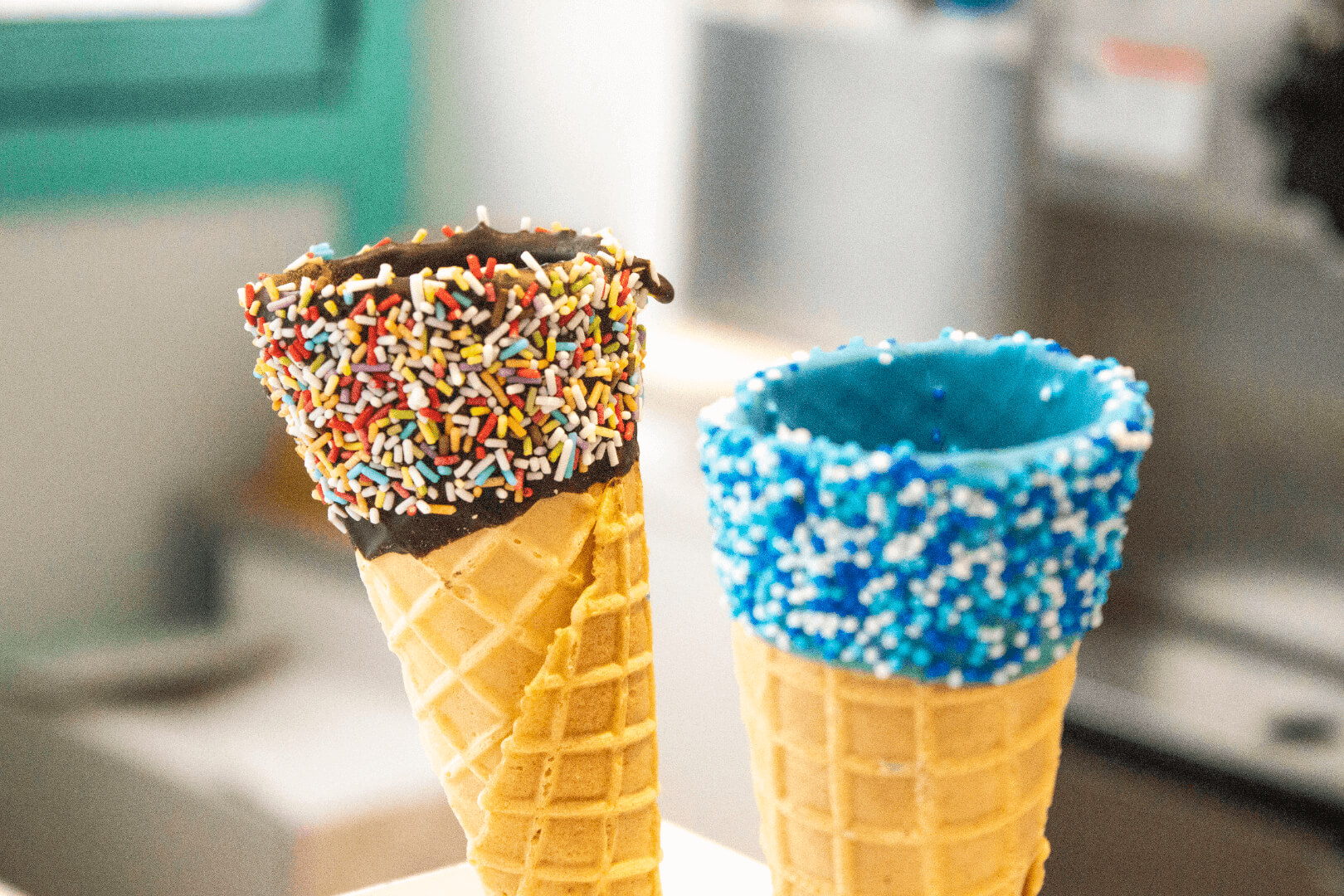 ice cream cones
