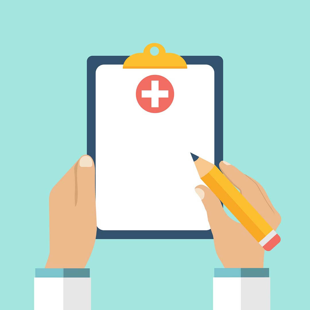 doctor checklist graphic