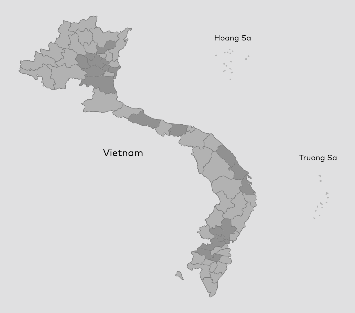 map of Vietnam