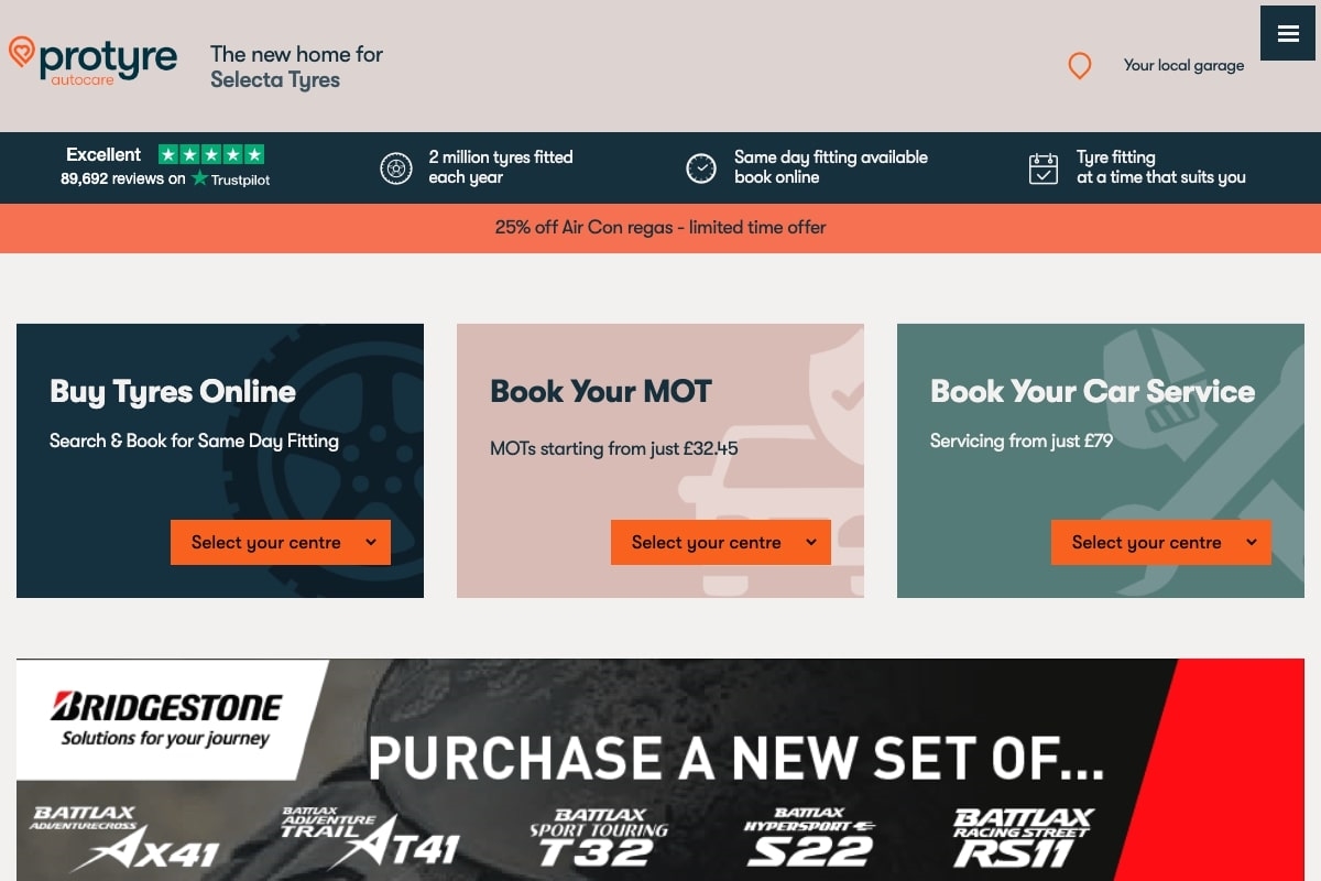 Products Selecta Tyres