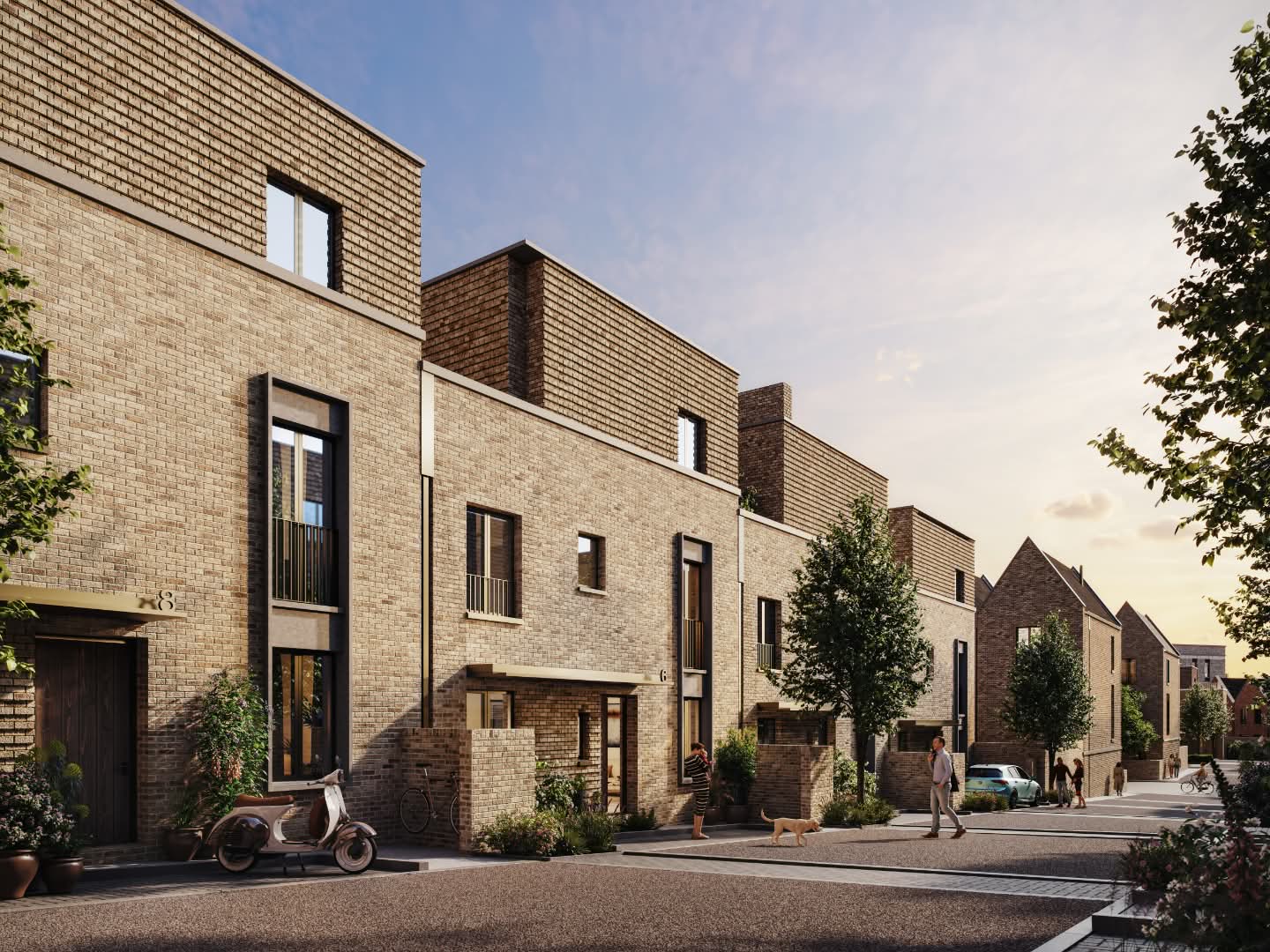 Morris south terraced houses