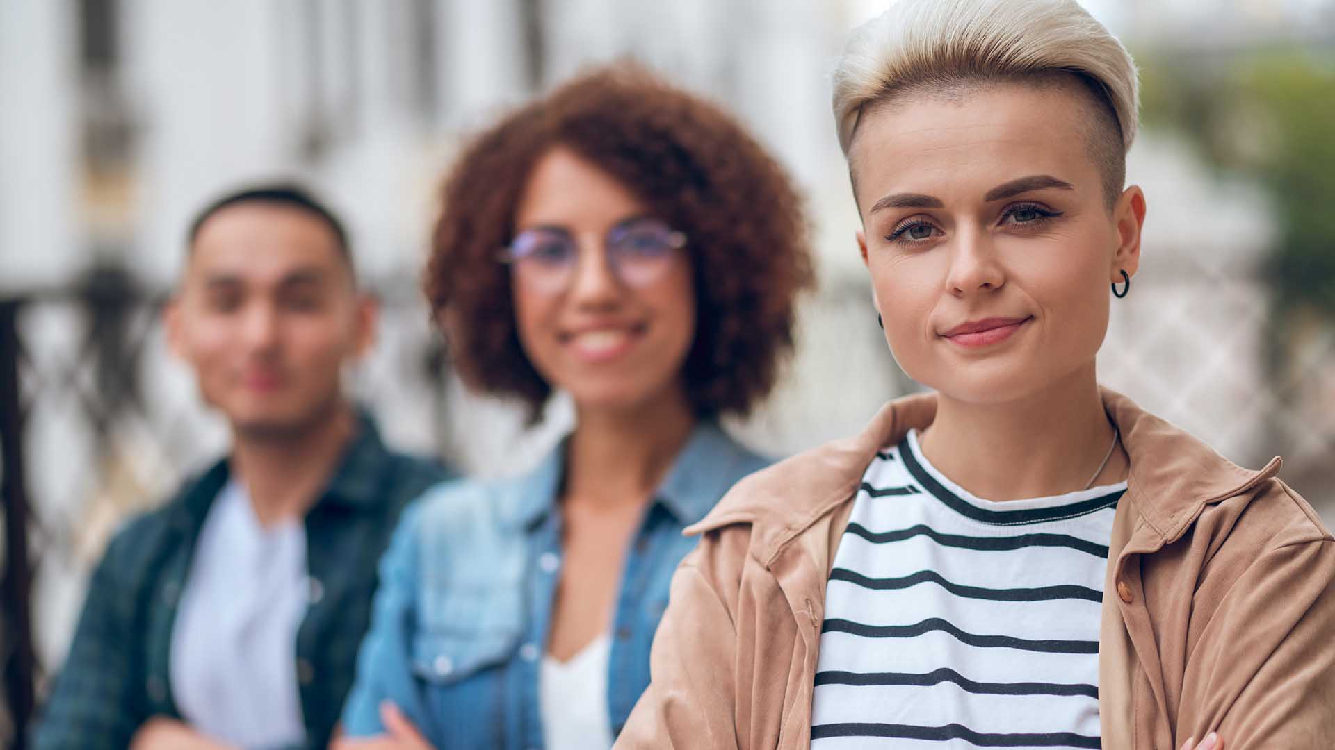 Nurse caring for a senior woman