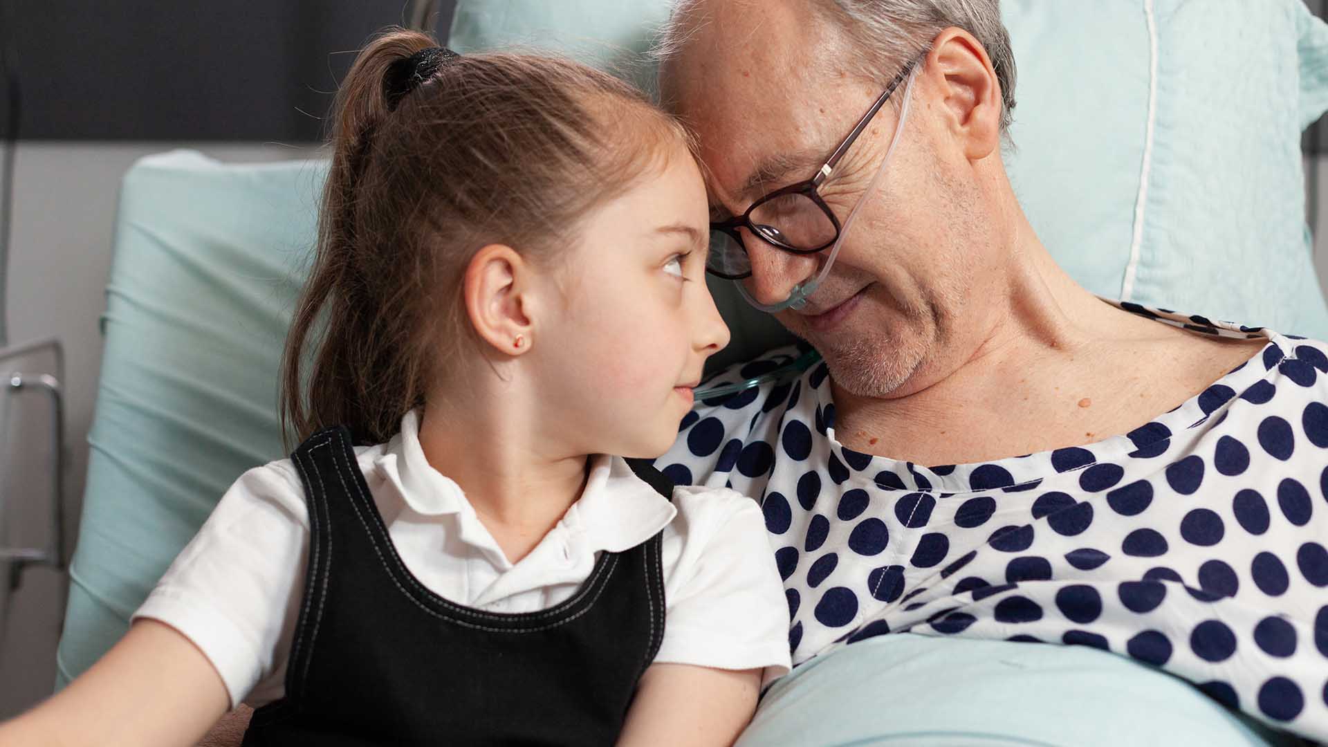Nurse caring for a senior woman