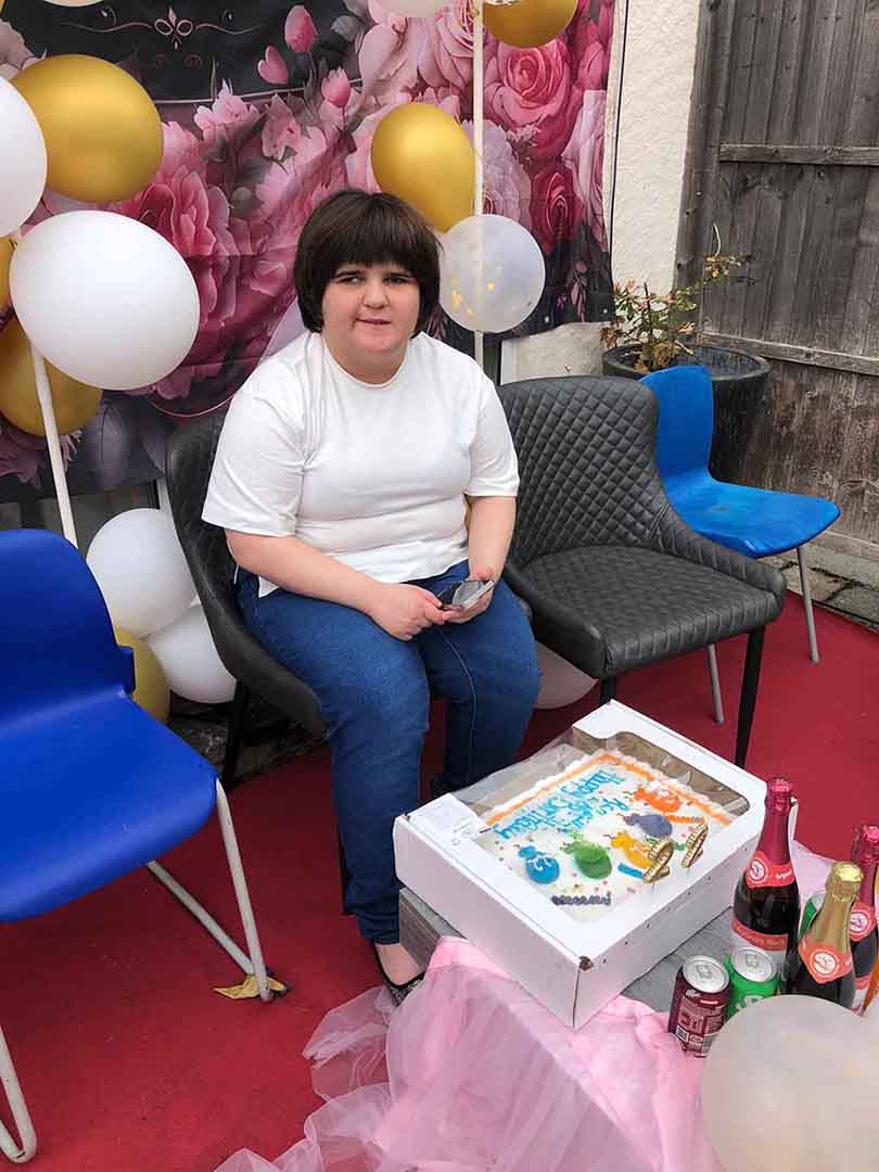 Happy birthday of pretty woman