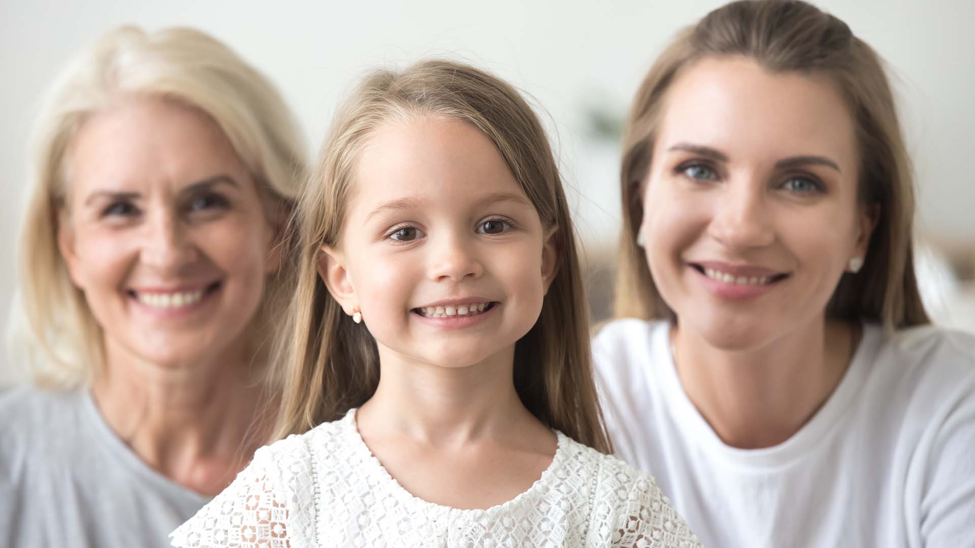 Mother with children