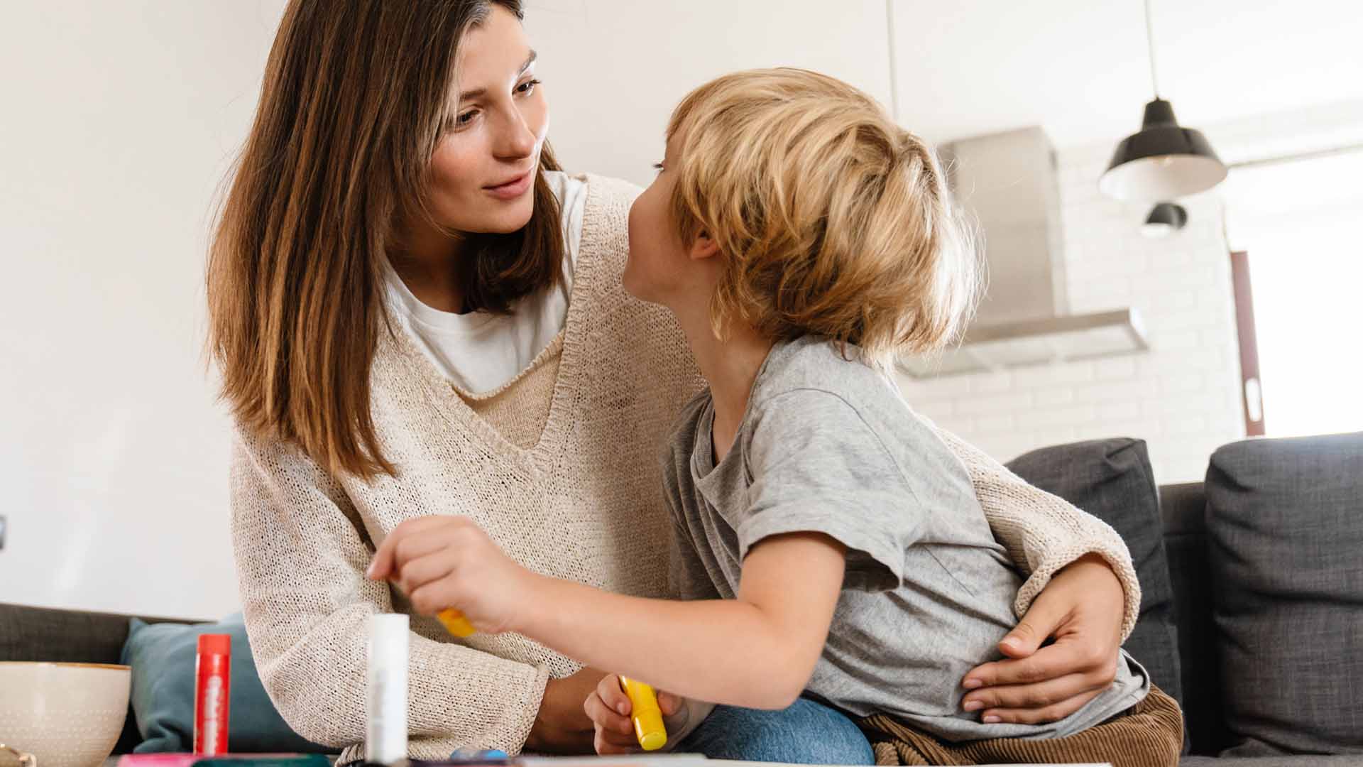 Nurse caring for a senior woman