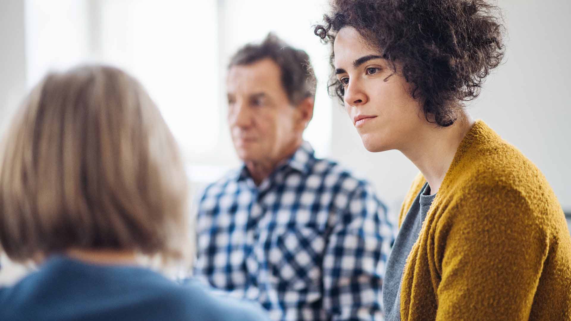 Nurse caring for a senior woman
