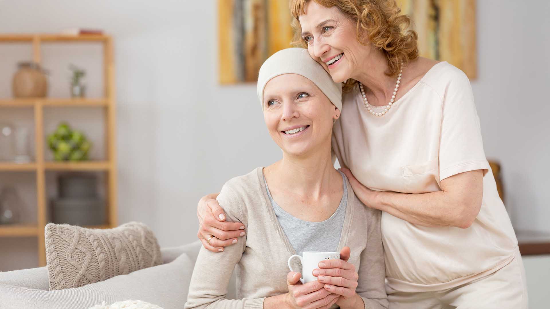 Nurse caring for a senior woman